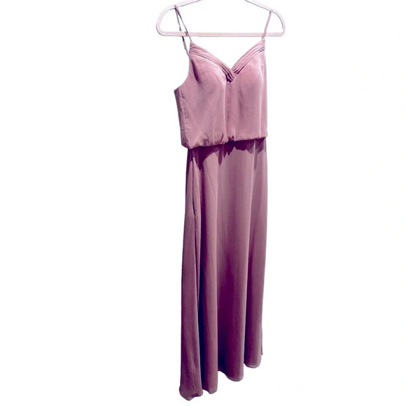 Azazie dusty rose Rebecca bridesmaid dress size A2 in excellent condition - Picture 2 of 9